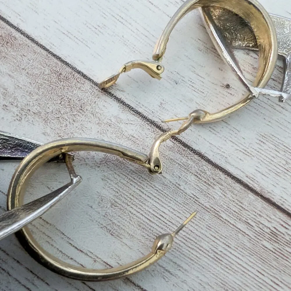 Vintage Goldette Earrings Dangle Earrings for Pierced Ears